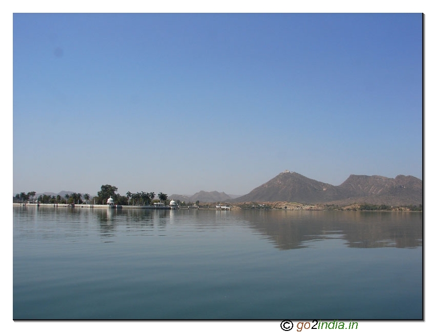 View of the Lake with Park