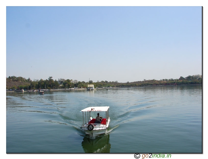Boat at Fateh Sagar Lake Udaipur