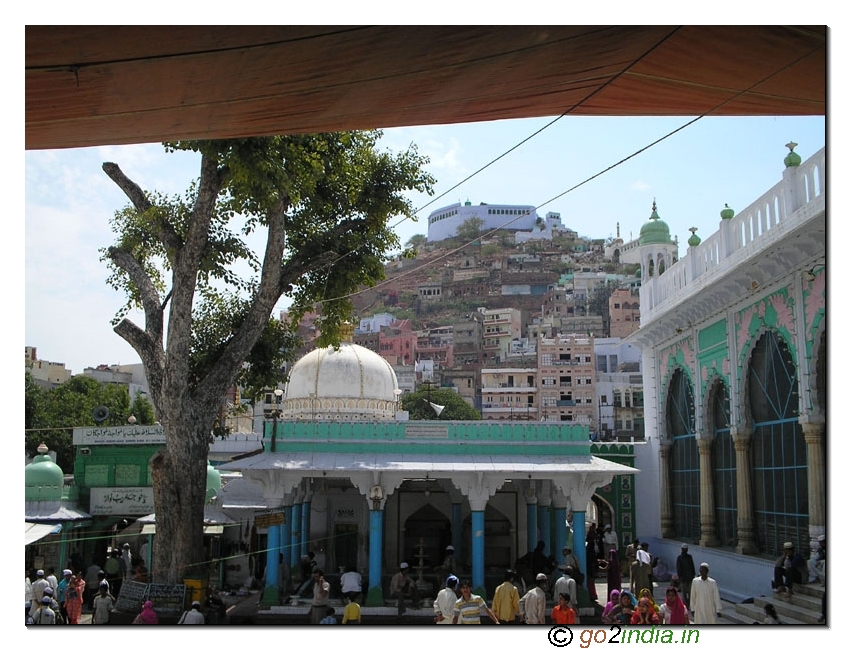Inside the Ajmer Dargha