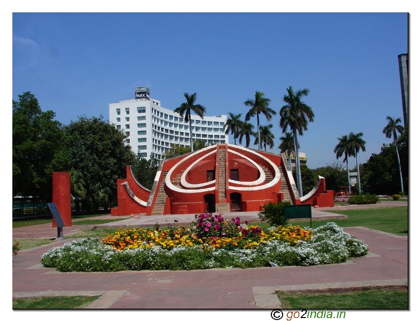 View from a distance at Jantar Mantar