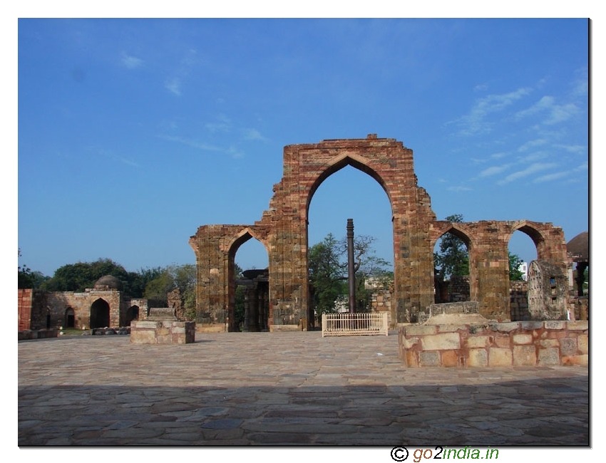 Iron Pillar at Qutab Minar