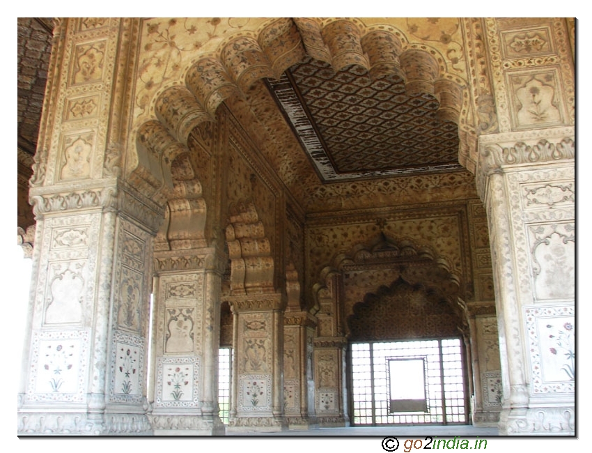 Marble Arches inside Lal Killa