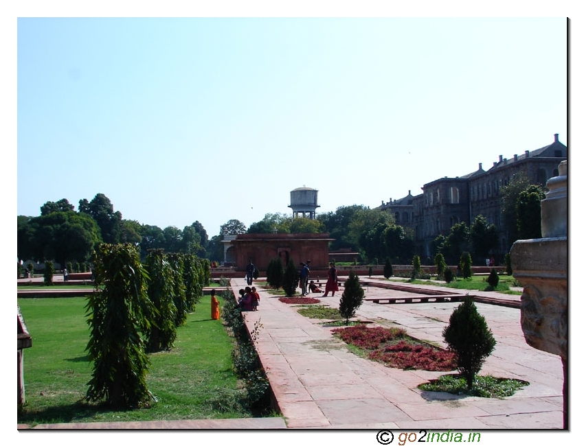 Lal Quila inside garden