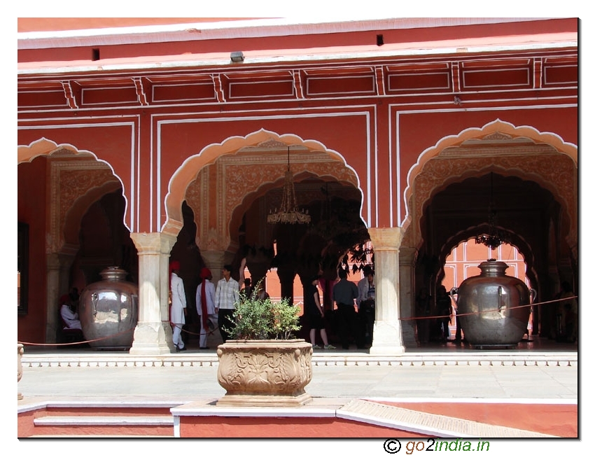 Two Silver Jars at City Palace Jaipur