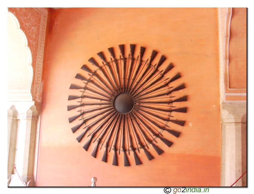 Decorative Arms at City Palace Jaipur