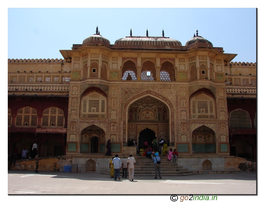 Main entrance at Ambar fort Jaipur