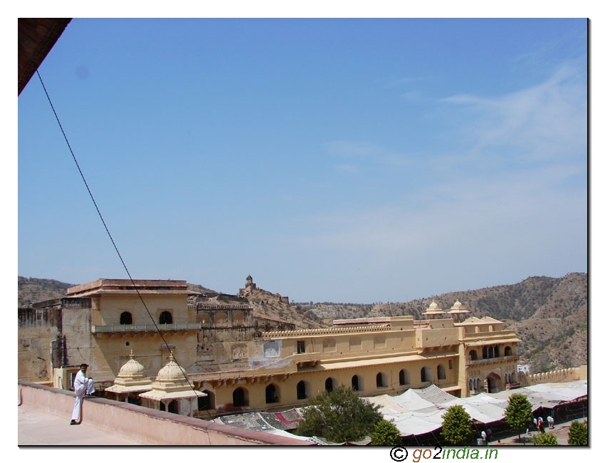 Inside Ambar Palace area 