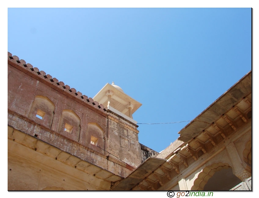 Security guard at Ambar Fort