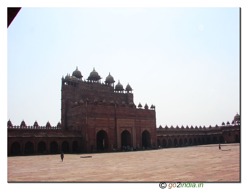 View from inside Fatehpur Sikri