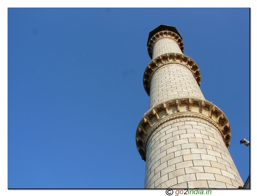 Minars at Taj Mahal