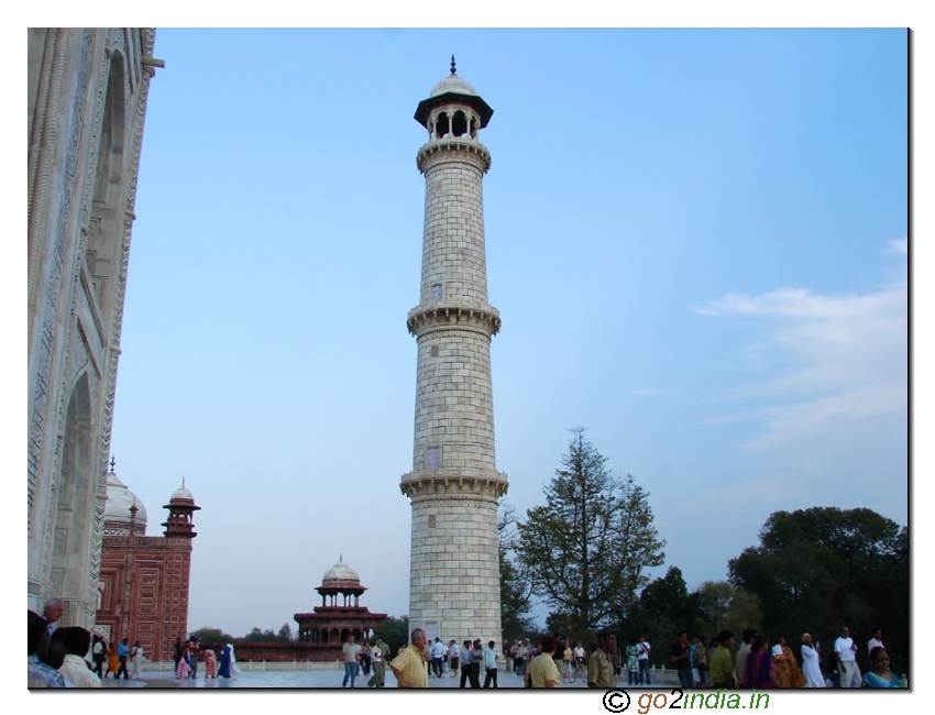 Taj Mahal Minars at four corners
