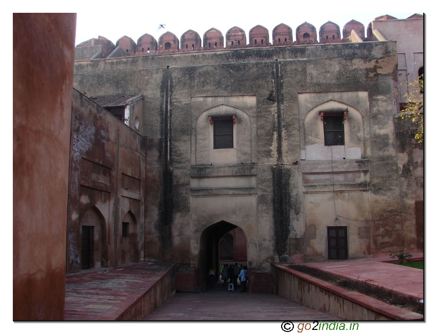 Inside Agra Fort