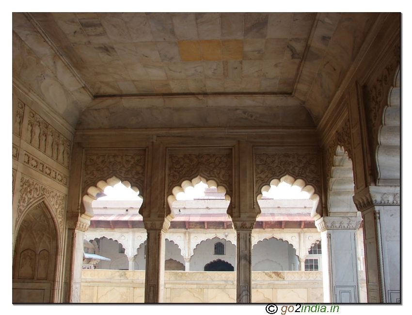 Inside Agra Fort