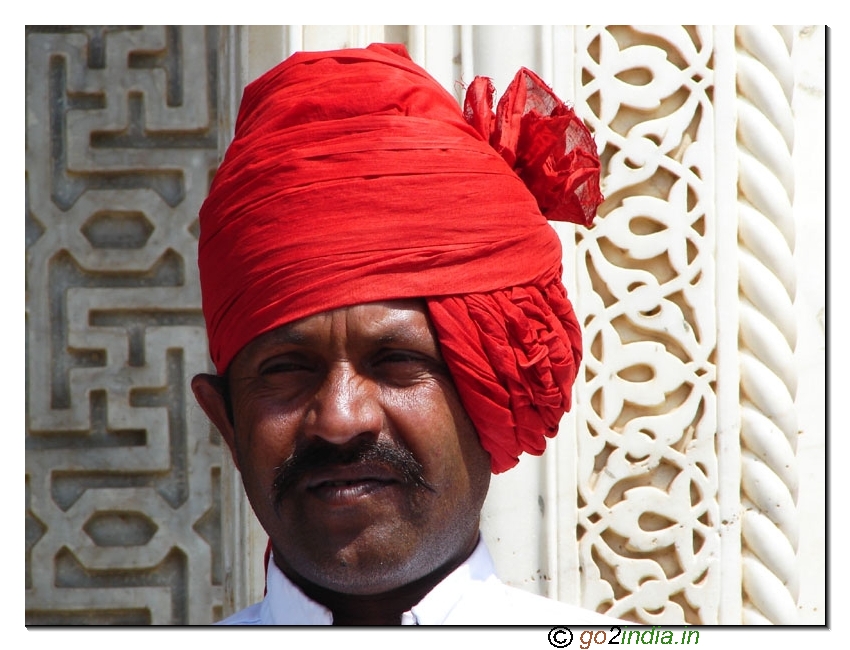 Guard at city palace Jaipur