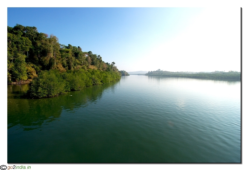 Baratang mid point at Andaman