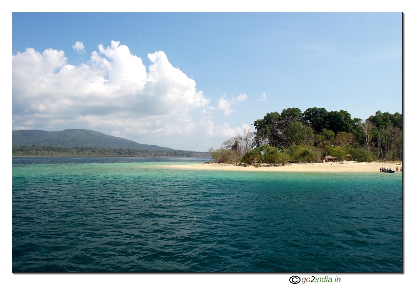 Jolly buoy island beach at Andaman