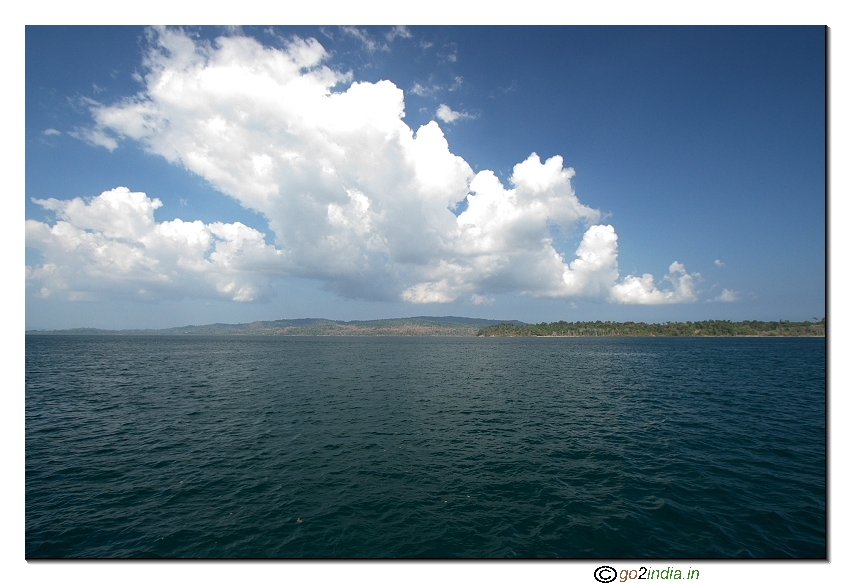 Jolly buoy island beach at Andaman