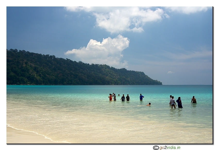 Havelock island at Andaman