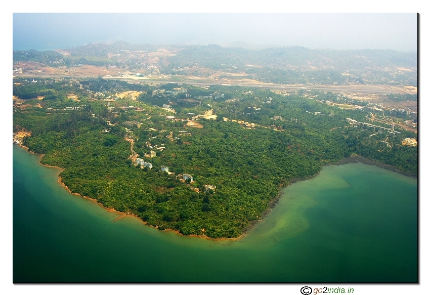 Andaman islands aerial view