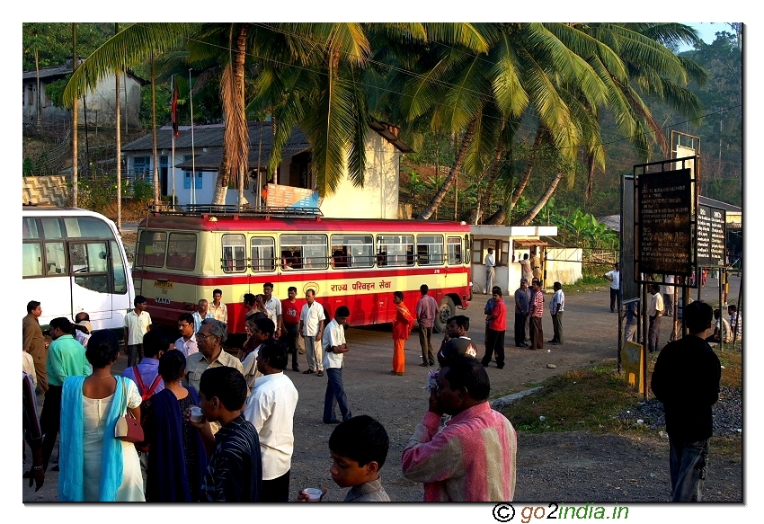 Check post at starting point of forest drive towards Baratang jetty in Andaman