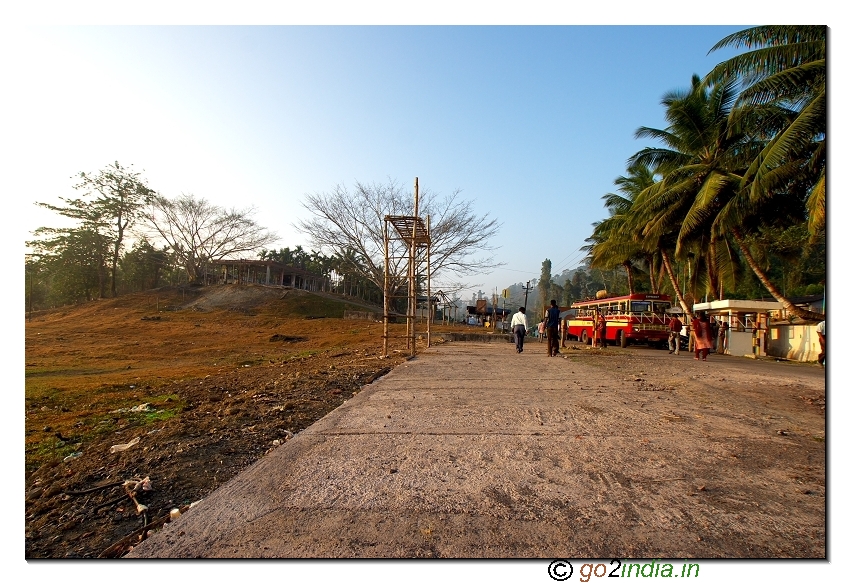Forest entry check post before Baratang tribal area