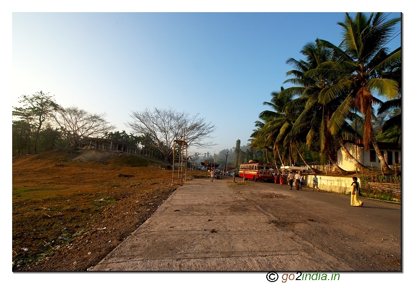 Check post at starting point of forest drive towards Baratang jetty in Andaman