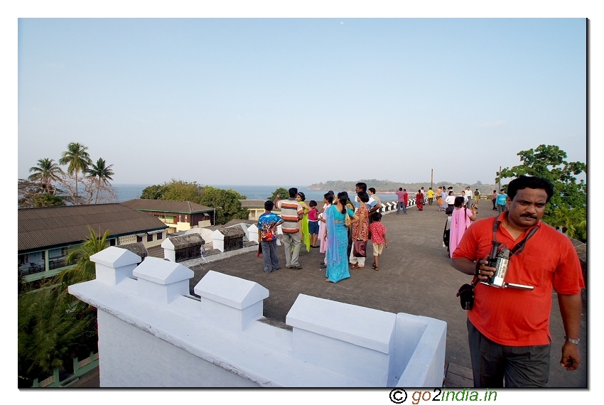 Cellular jail beach view from top