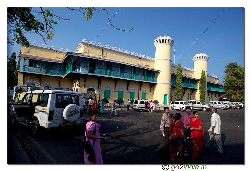 Cellular jail outside front view in Andaman