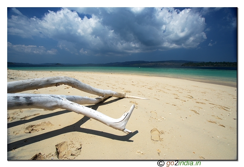 Jolly buoy island land and seascape in ANdaman