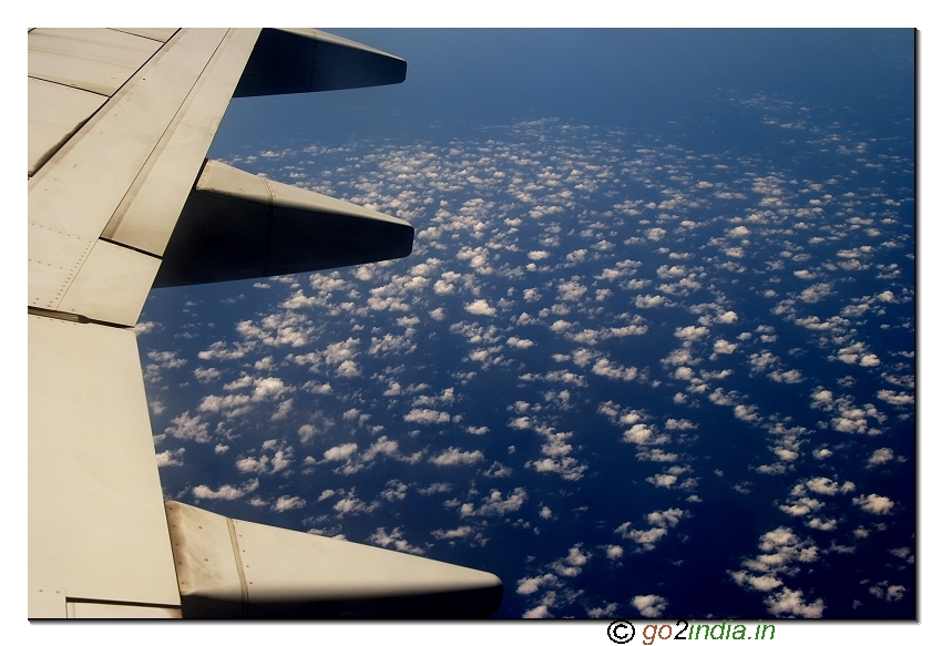 Cloud formation near Andaman islands