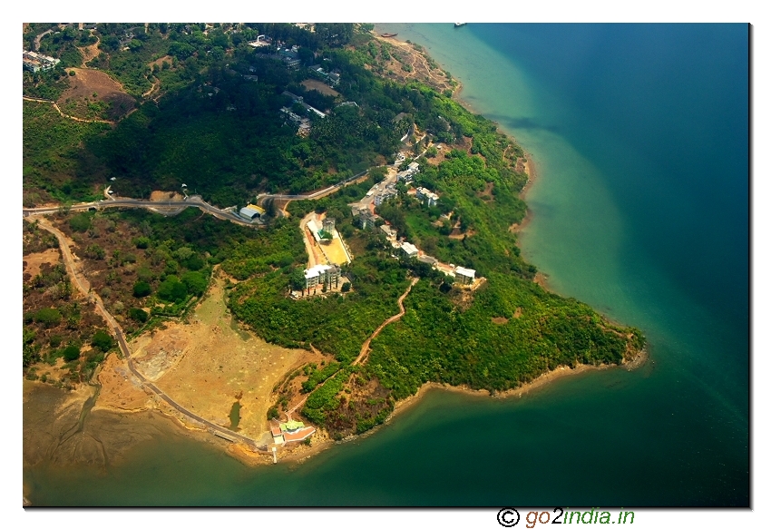 Aerial view of Andaman islands