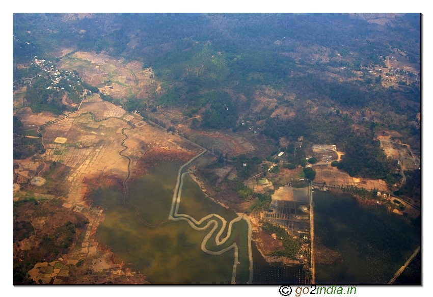 Aerial view of Andaman