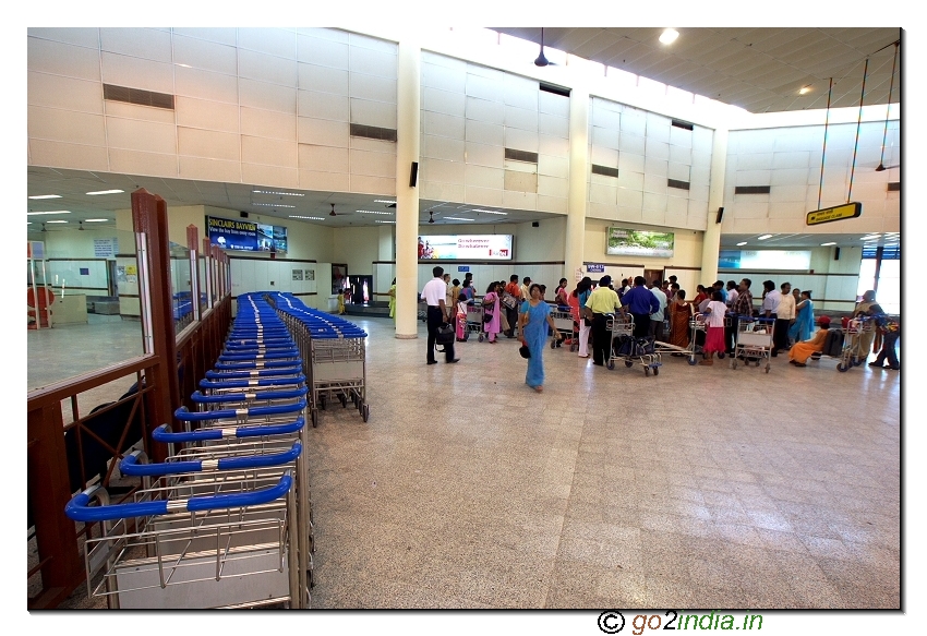 Inside view of Port blair airport in Andaman
