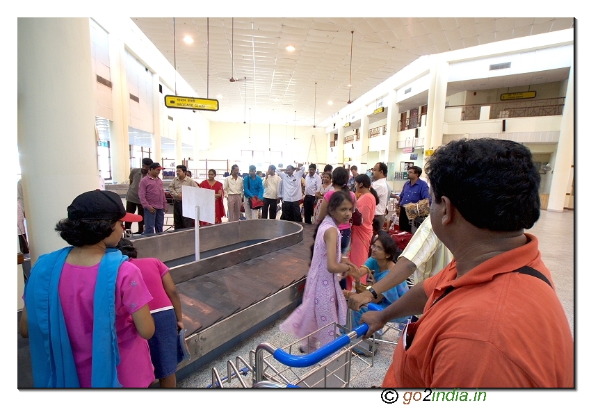 Inside view of Port blair airport in Andaman