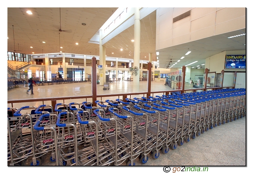 Inside view of Port blair airport in Andaman