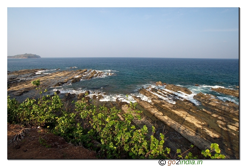 Corbyn's cove beach in Andaman islands