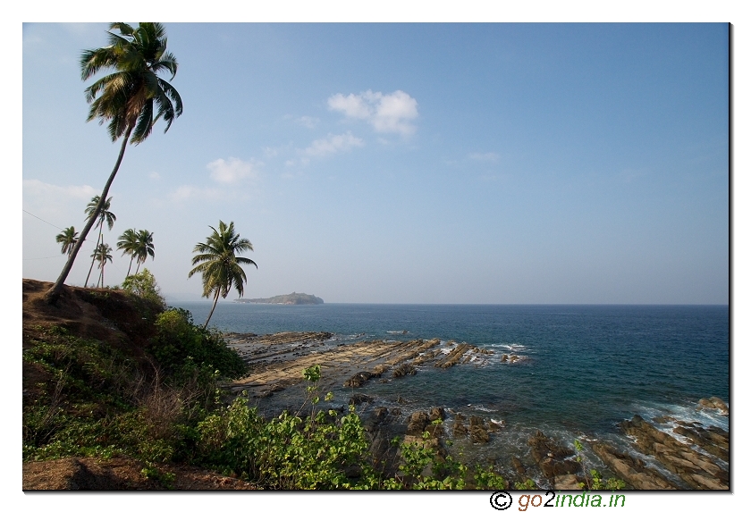 Corbyn's cove beach in Andaman islands