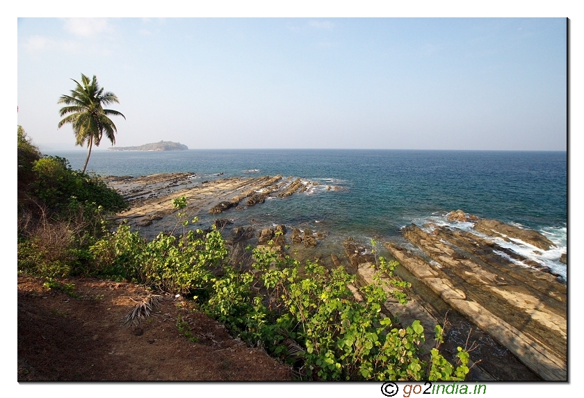 Corbyn's cove beach in Andaman islands