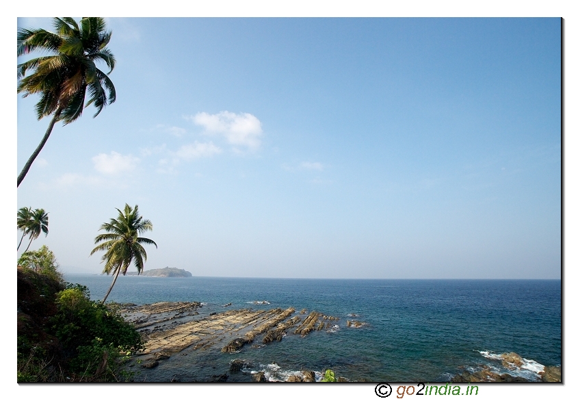 Corbyn's cove beach in Andaman islands
