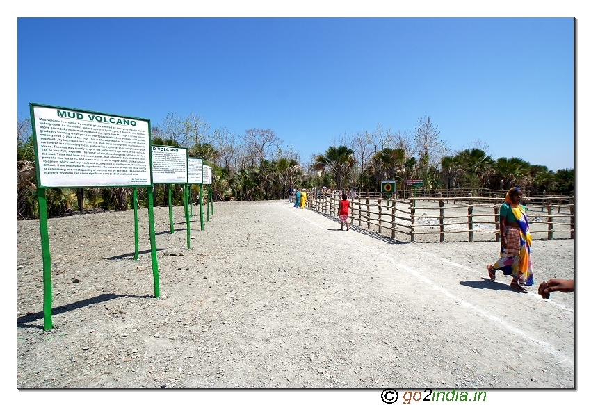 Details of Mud volcano near Baratang of Andaman