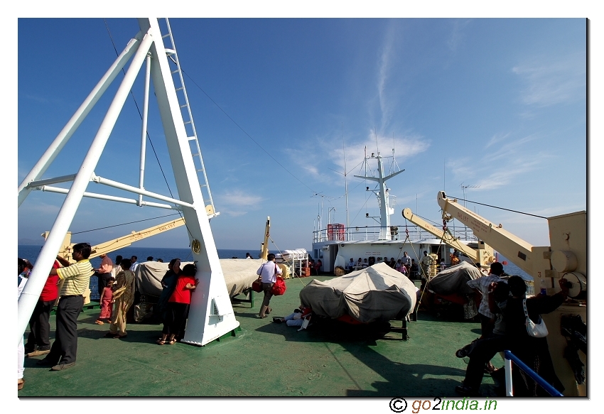 Ship to Havelock island of Andaman