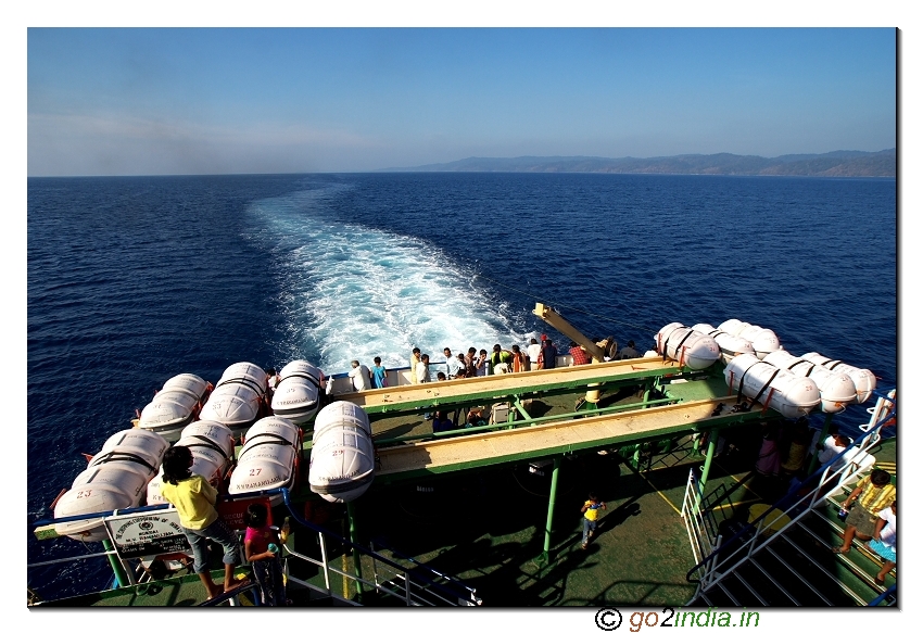 Curvilinear journey to Havellock island in Andaman