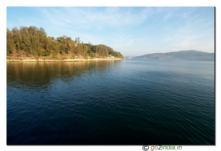 Surrounding view of Sea and landscape on the way to Havelock island in Andaman