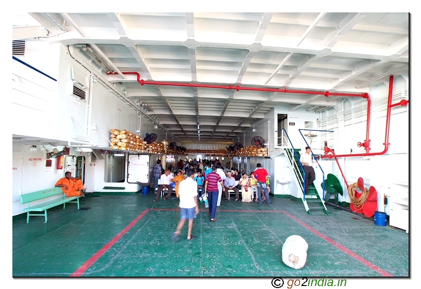 Inside view of Ship to Havelock island