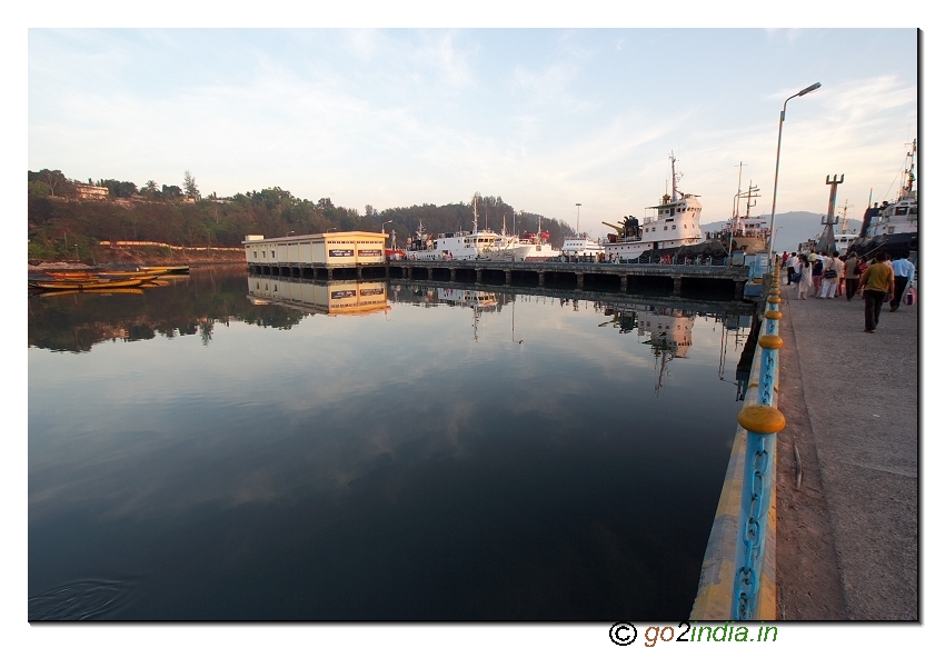 Shipping point for journey to Havelock beach of Andaman