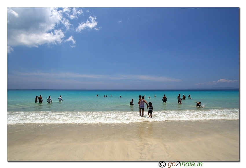 A View at Havelock beach at Andaman