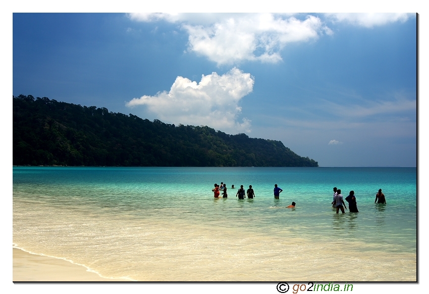 A View at Havelock beach at Andaman