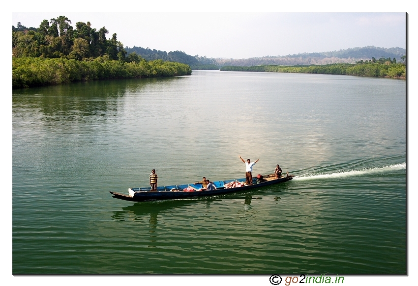 Journey between Uttara and Baratang jetty in Andaman islands