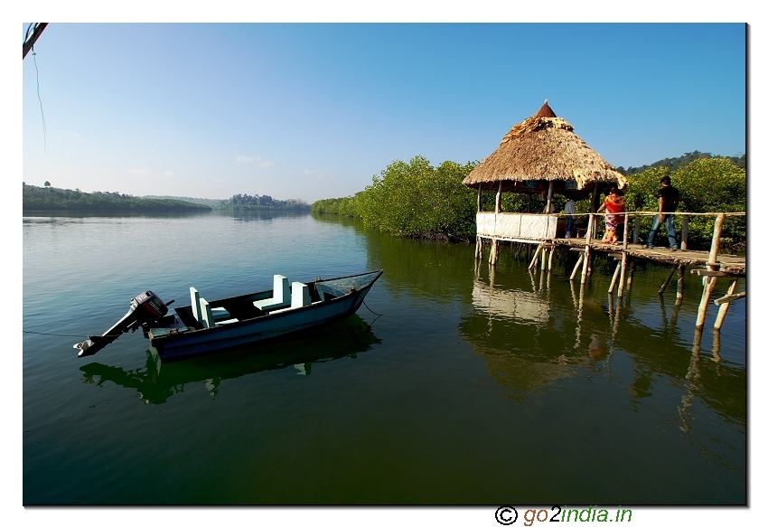 Rest place near  Baratang mid point check post  in Andaman