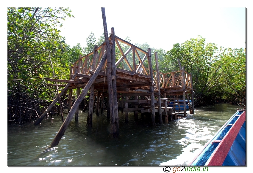 Watch point near forest of Baratand sea to reach limestone cave - Andaman